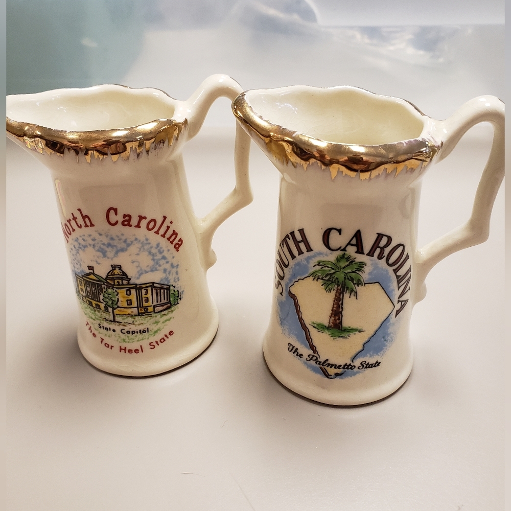 Vintage Souvenir Ceramic Creamers